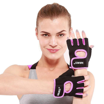 Grip Max Half Finger Workout Gloves – Anti-Slip Breathable Training Gloves