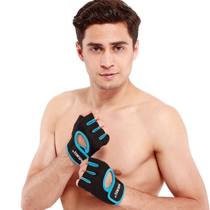 Grip Max Half Finger Workout Gloves – Anti-Slip Breathable Training Gloves