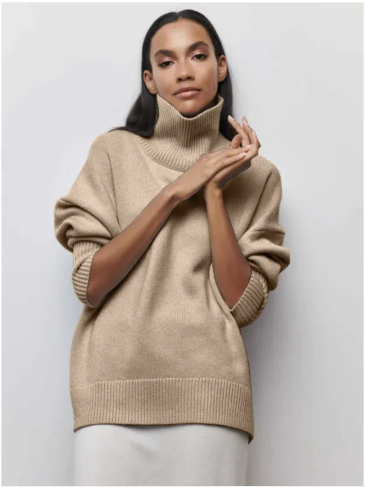 Classic Solid Acrylic Pullover Sweater – Soft Stretch & Everyday Comfort