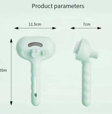 3-in-1 Pet Steam Brush Set for Dogs & Cats