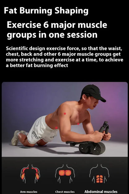 Automatic Rebound Ab Wheel – Core Strength & Abdominal Training Tool