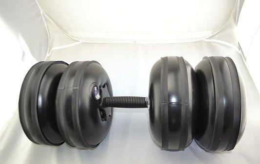 Adjustable 25kg Water-Filled Dumbbells for Men