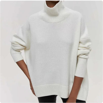 Classic Solid Acrylic Pullover Sweater – Soft Stretch & Everyday Comfort