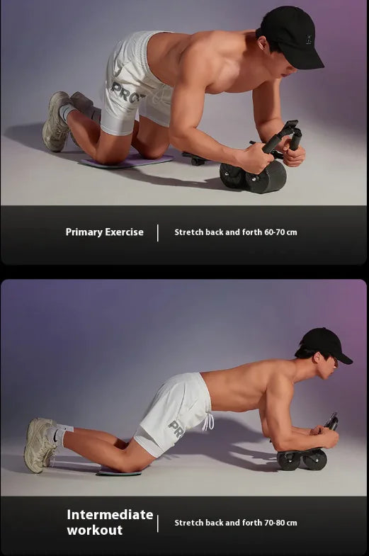 Automatic Rebound Ab Wheel – Core Strength & Abdominal Training Tool