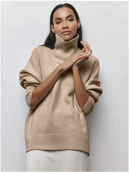 Classic Solid Acrylic Pullover Sweater – Soft Stretch & Everyday Comfort