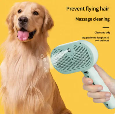 3-in-1 Pet Steam Brush Set for Dogs & Cats