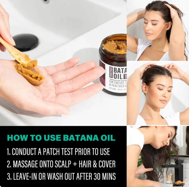 Glow Restore Hair Mask – Batana Oil Deep Repair & Shine Treatment
