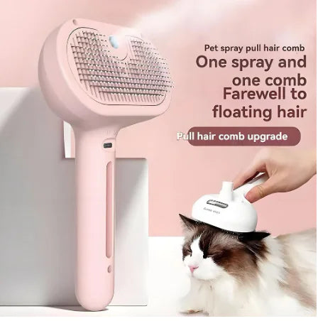 3-in-1 Pet Steam Brush Set for Dogs & Cats