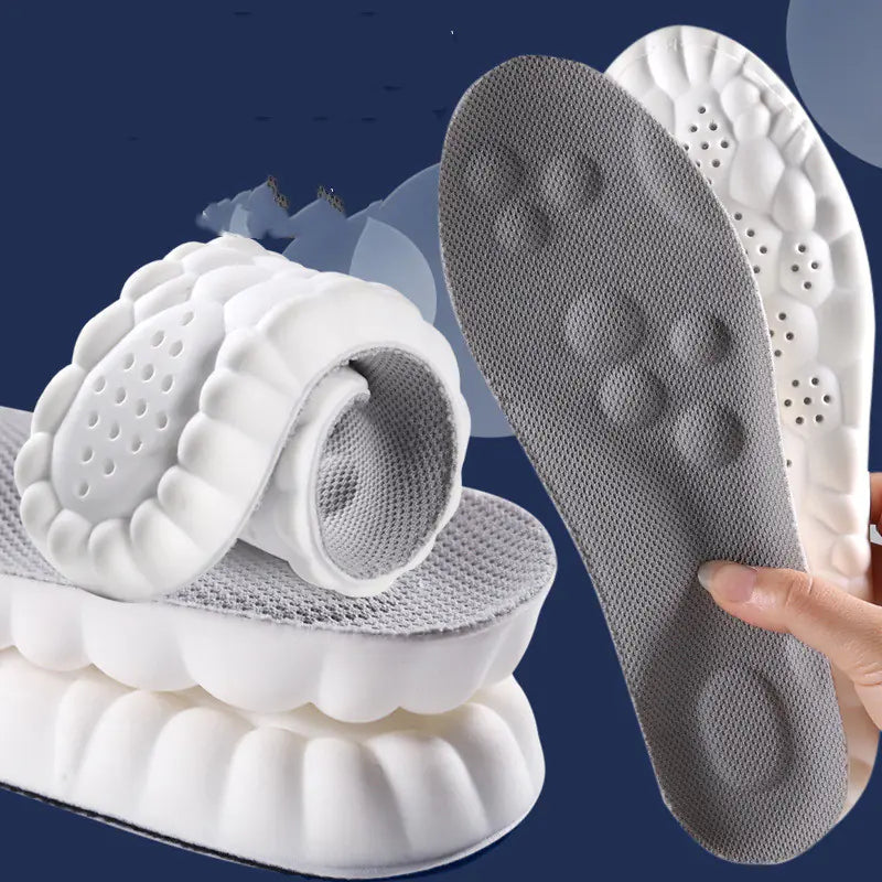 Breathable Memory Foam Insoles – Shock-Absorbing Cushioning for Men & Women