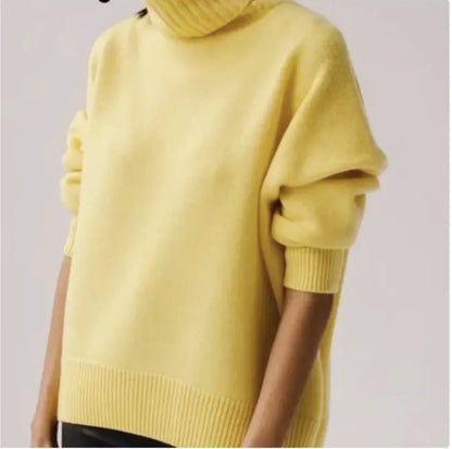 Classic Solid Acrylic Pullover Sweater – Soft Stretch & Everyday Comfort