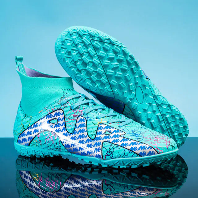 Men's Outdoor Soccer Shoes in Microfiber Material